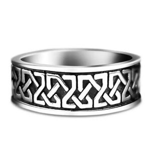 🎊 925 Silver Plated Punk Sport Style Fashion Ring Hip Hop Men Ring, MLNN…